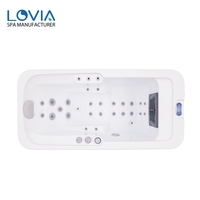 Bain à remous extérieur, spa, jacuzzi intérieur, baignoire intelligente pour 1 personne, bain à remous, hydromassage, prix abordable, prix économique, jacuzzi extérieur