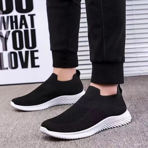 Zapatillas Deportivas Transpirables <span class=keywords><strong>de</strong></span> Malla para <span class=keywords><strong>Hombre</strong></span>, Estilo Slip-On, Color Negro, para Primavera, Verano y Otoño, Suministro <span class=keywords><strong>de</strong></span> Fábrica - Product Image 3