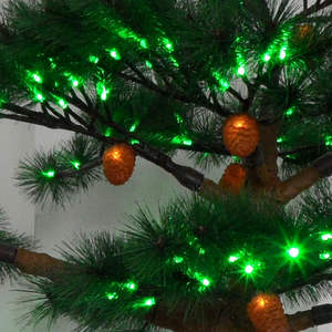 <span class=keywords><strong>Sapin</strong></span> de Noël LED lampe arbre artificiel pin avec feuilles vertes arbre éclairant LED - Product Image 5