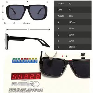 Gafas de Sol Retro 2025 para Hombre, Montura Grande Plana, Lentes de Espejo con Protección UV400, Gafas de Sol Cuadradas de una Pieza para Mujer - Product Image 4