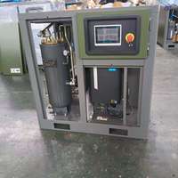 Compresseur d'air à vis 30HP 20KW 8Bar de haute qualité 220V 380V Stock prêt AC Air refroidi CO2 gaz