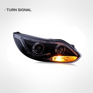 Fari per <span class=keywords><strong>Ford</strong></span> <span class=keywords><strong>Focus</strong></span> 12-14, Gruppo Ottico Modificato con Luci Diurne a LED e Fari Allo Xenon a Doppia Lente - Product Image 3