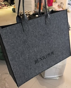 Sacs fourre-tout en coton feutre de grande taille, respectueux de l'environnement, de grande capacité pour le shopping - Product Image 5