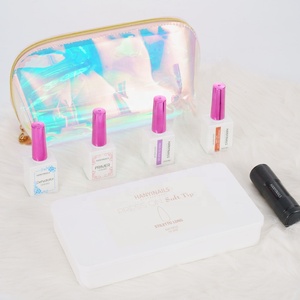 Hanyinails-suministro profesional de fábrica, Etiqueta Privada, corta, ovalada, transparente, gel suave de lujo, kit de puntas de <span class=keywords><strong>uñas</strong></span> <span class=keywords><strong>gelly</strong></span> - Product Image 5