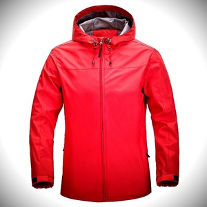 Tiyo Men's Hooded Windbreaker <b>Jacket</b> Polyester/Nylon Zipper Thin Windproof Outdoor Sports Casual Spring Autumn Wear - Product Image 4