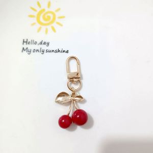 Cherry <b>Bag</b> Charm Gifts for Women Luxury Fashion Accessories Cute Cherry Keychain Fruit Cherry Pendant Purse <b>Bag</b> Charm Decoration - Product Image 5