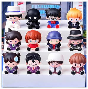 Adulto neonato nonna nonno in miniatura ragazzo e ragazza per giocattoli in resina bambini bambini piccole figurine di personaggi dei cartoni animati - Product Image 2