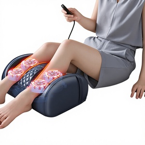 Masajeador de Piernas y Pantorrillas con Función de Temporizador, Máquina de Terapia de Amasamiento con Compresa Caliente para Pedicura y Masaje Completo de Piernas y Pies - Product Image 1
