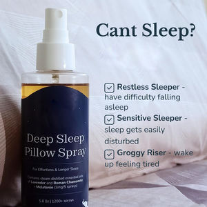 Imballaggio personalizzato lavanda 3mg melatonina e camomilla romana cuscino Deep Sleeping Spray - Product Image 4
