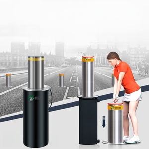 XZL 수동 차도 보안 반자동 유압 볼라드 개폐식 수동 주차 장벽 수동 낙하 주차 장벽 - Product Image 1
