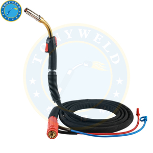 Pistolet MIG refroidi à l'eau <span class=keywords><strong>Kemppi</strong></span> MMT52W/PMT52W 500A avec connecteur Euro, fil de 0,8-1,6 mm, longueur 3,0 m/4,5 m - Product Image 4