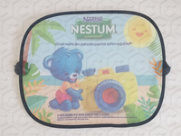 Pare-soleil pour fenêtre pliable, pour bébé, avec impression d'appareil photo, ours mignon