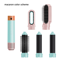Sèche-cheveux multi-brosse 6 en 1 à grande vitesse, brosse ionique négative à air chaud, coiffeur professionnel, coiffeur enveloppant automatiquement les cheveux, vente en gros
