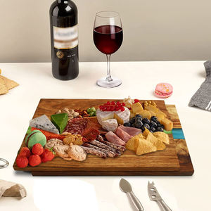 Tabla de Pizza y Tabla de Cortar Verduras de Resina de Acacia para Cocina, Uso Doméstico y en Restaurantes, Gran Venta - Product Image 4