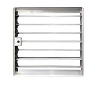 Amortisseur d'air en aluminium pour CVC, réglable, poignée de ventilation OBD, commande de l'amortisseur d'air à lames opposées