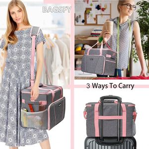 Échantillon gratuit : Sac de rangement multifonctionnel pour machine à coudre avec plusieurs poches de rangement pour un transport facile - Product Image 6