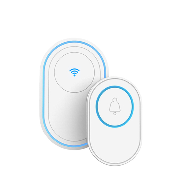 DB10 New Home Welcome Doorbell Intelligent 433MHZ Wireless Doorbell Waterproof Remote EU US Plug Smart Door Bell Chime