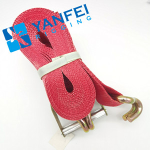 Logo tugas berat dicetak tali roda searah ujung kait J ganda - Product Image 1