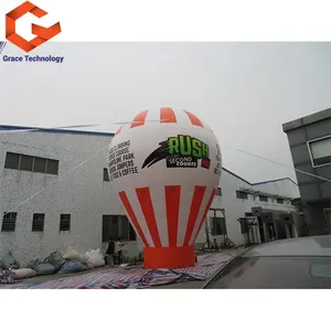 Desain Baru Balon Tiup Iklan Udara Panas Balon Tiup Atas Atap Raksasa untuk Dijual
