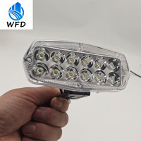 Phare de travail tout-terrain universel à 12 LED, 8V-85V 240W, faisceau multiple blanc, boîtier en aluminium étanche, pour la mise à niveau et la rénovation de véhicules et motos