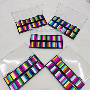 Profesional personalizado 12 colores a base de agua Split pastel paleta <span class=keywords><strong>pintura</strong></span> y Arco Iris cara <span class=keywords><strong>pintura</strong></span> fácil de lavar <span class=keywords><strong>pintura</strong></span> corporal - Product Image 3