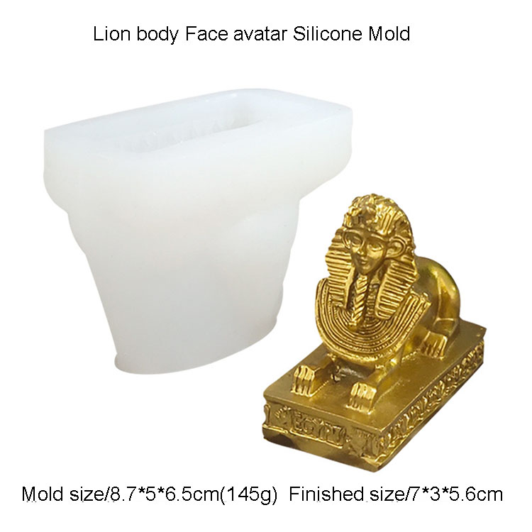 Visage avatar Corps de lion