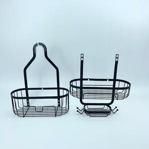 Detachable Stainless Steel Electroplating Modern <b>Waterproof</b> Bathroom Wall-mounted <b>Shower</b> Rack Free Installation Double-tier - Product Image 2