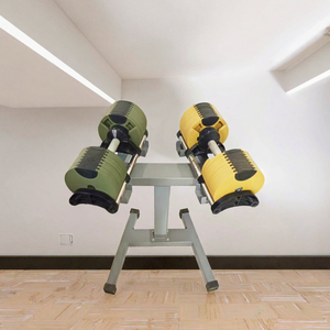 Juego de Mancuernas Ajustables de Hierro Fundido Cheongar con Soporte, Incrementos de 2 kg, para Entrenamiento en Casa - Product Image 3