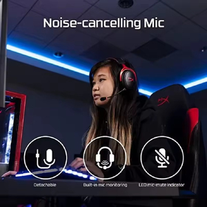 Casque de jeu HyperX <span class=keywords><strong>Cloud</strong></span> <span class=keywords><strong>2</strong></span> II original, supra-auriculaire et circum-auriculaire, avec son surround HiFi 7.1, microphone dynamique AAC pour PC et PS4 - Product Image 4