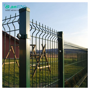 Fourniture directe d'usine clôture de jardin incurvée 3D de haute <span class=keywords><strong>sécurité</strong></span> 6ft chlorure de polyvinyle enduit galvanisé 5mm traité sous pression Nature - Product Image 5