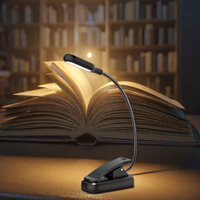 Lampe de bureau LED à clip LOHAS moderne, portable, alimentée par courant alternatif, 5 températures de couleur, à intensité variable, protection des yeux, rechargeable par USB, éclairage doux pour l'étude et le travail