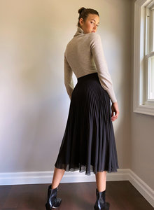 Jupe trapèze longueur genou pour femme, tissée, respirante, personnalisable, durable, lavable, élégante, style streetwear, vente en gros OEM ODM - Product Image 3