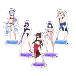 <span class=keywords><strong>Genshin</strong></span> personalizzato impatto doppia faccia traslucido Charm Standee acrilico Anime sta per Anime Expo Standees personalizzato - Product Image 2