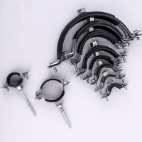 Collier de serrage métrique réglable avec revêtement en caoutchouc