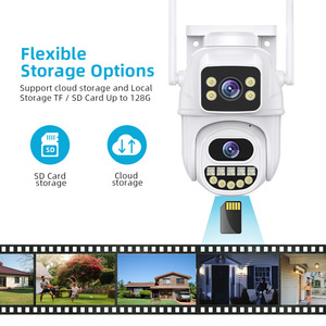 ICSee Wireless WiFi PTZ <b>Camera</b> 1080P Dual View Outdoor Night Vision Voice Intercom Mobile Remote Surveillance - Product Image 3