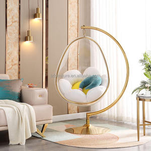 Sillón Colgante Esférico de Acrílico Transparente con Diseño Americano para el Hogar, Hamaca, Cesta Colgante, Columpio, Espacio Semiesférico - Product Image 2