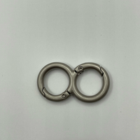 Cierre de anilla en O con doble resorte en forma de 8, ecológico y personalizado, hebilla de conexión de metal multicolor para accesorios de ropa, bricolaje, sujetadores y bolsos