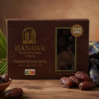 Dattes Ajwa Al Madinah de luxe, emballage écologique en pliable, design islamique en feuille d'or, cadeaux d'entreprise pour le Ramadan et l'Aïd, emballage haut de gamme