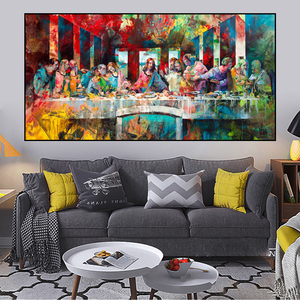 La Última Cena, Pintura al Óleo de <span class=keywords><strong>Da</strong></span> <span class=keywords><strong>Vinci</strong></span>, Pósteres Decorativos para Pared, Impresiones, Cuadros para Sala de Estar, Decoración Moderna para el Hogar - Product Image 3