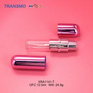 High-Grade 12ml Rose Gold Aluminum Perfume Bottle Set Replaceable Customizable Square Shape Pump Sprayer <b>Seal</b> Glass Bottles - Product Image 1