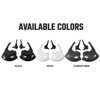 Ailette de refroidissement en aluminium CNC pour disque de frein BMW S1000XR 2020-2025, déflecteur de dissipation thermique noir et blanc avec hydrographie