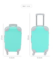 Nouveautés personnalisées : Coffret mini valise pour cils en vison véritable, emballage pour cils, boîte en plastique pour cils, lot de boîtes à bonbons pour cils