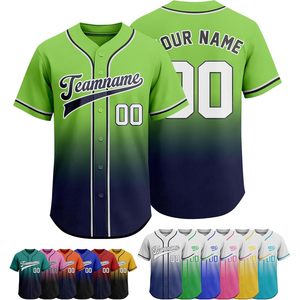Camiseta de béisbol personalizada con nombre y número, uniforme de equipo unisex con botones en el frente para hombres, mujeres, jóvenes y niños - Product Image 3