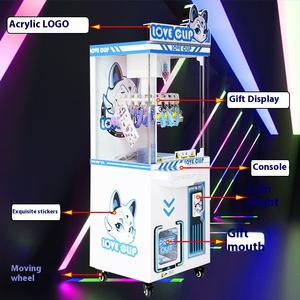 Machine à griffes pour enfants, mini, grand style de centre commercial, pour saisir des collations, des figurines, des pendentifs et des jouets en peluche. - Product Image 4