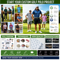 Fabricante de Polos de Golf Personalizados con Elasticidad en 4 Direcciones, Polo de Golf OEM que Absorbe la Humedad, Camisetas de Golf con Texto y Logotipo