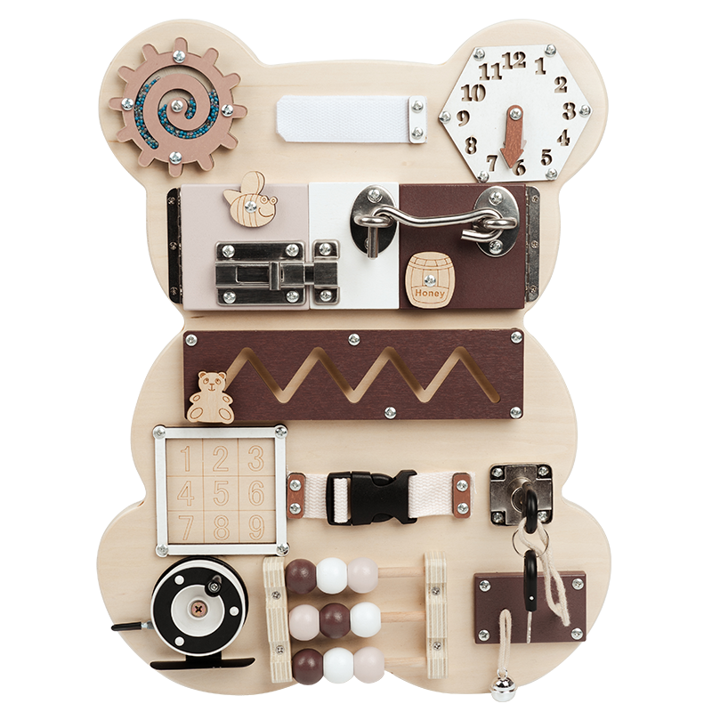 Детский медведь занятая доска учебные пособия