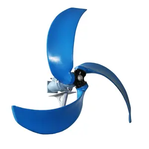 Wastewater low speed propeller submersible mixer for sewage treatment