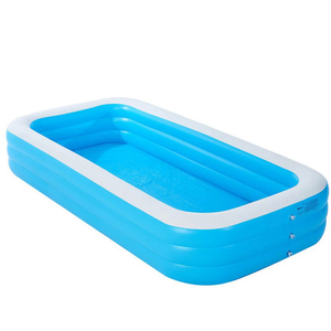 Piscina inflable de PVC ligera y portátil duradera de alta calidad para niños al aire libre de 10 pies con bomba de aire de 3mm de espesor - Product Image 6