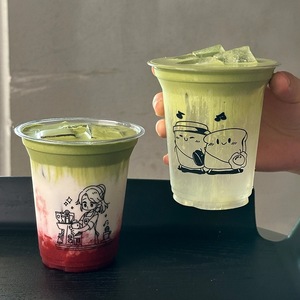 All Sizes 12oz 16oz Single Wall <b>Plastic</b> Disposable <b>Cups</b> for Juice Coffee Tea Soda-Takeaway Wholesale with Lid - Product Image 5