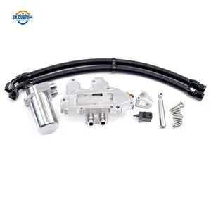 Serbatoio di raccolta dell'olio in alluminio CNC serbatoio di sfiato serbatoio vecchio EA888 Gen3 Kit di raccolta dell'olio per VW Golf MK7 GTI S3 S4